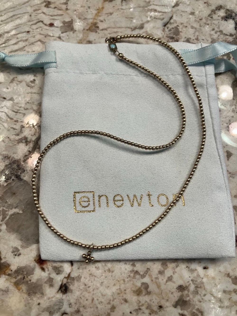 ENEWTON GOLD 2mm 15 in CHOKER NECKLACE